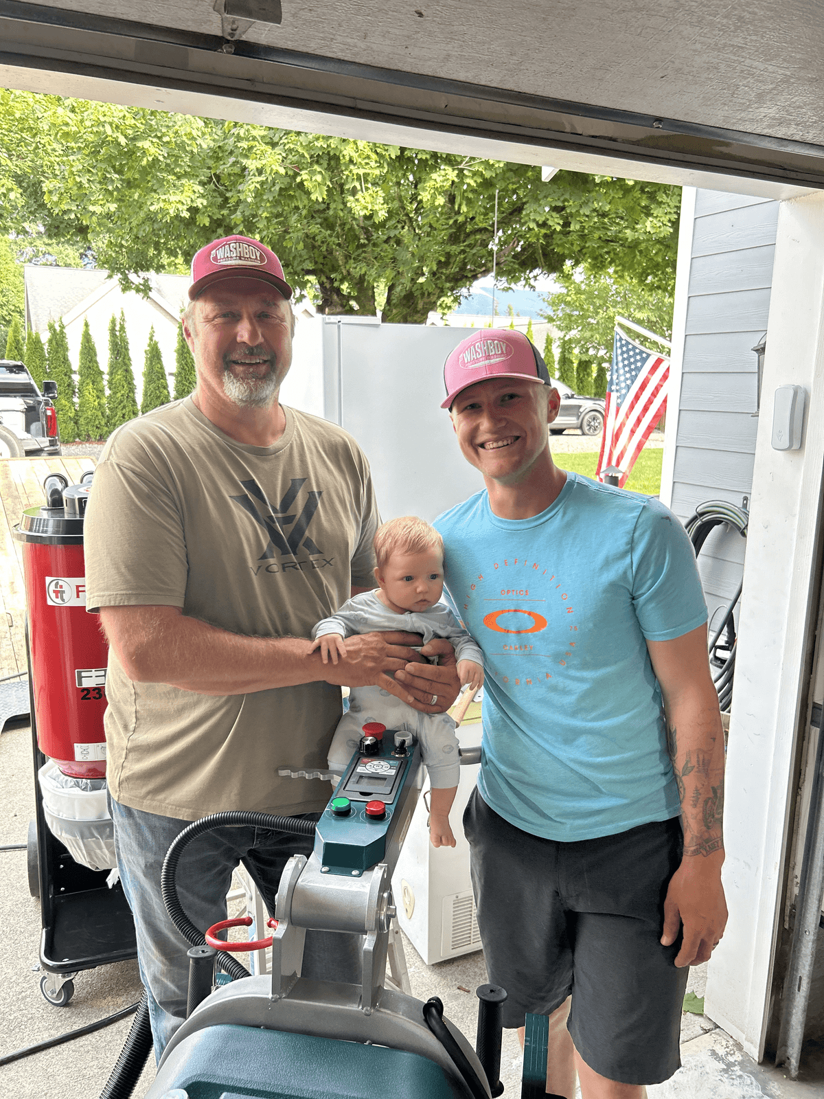 three generations of the founding family